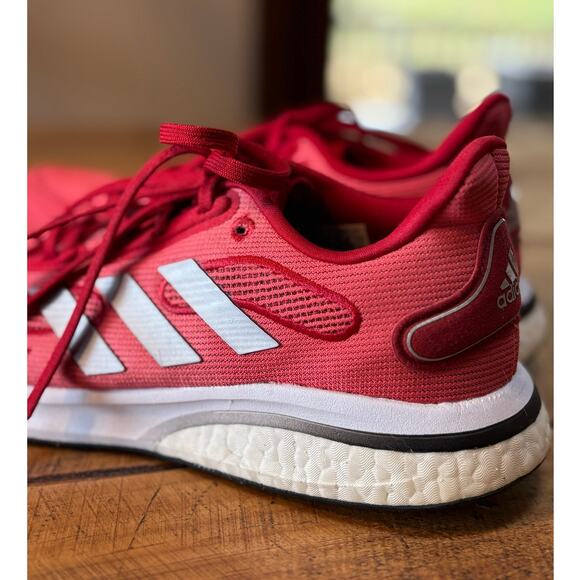 Adidas Boost Supernova Power Red Athletic Running Shoes FX7422 Mens Size 7 - Picture 8 of 15
